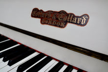 Load image into Gallery viewer,  - SOLD - Collard &amp; Collard Upright Piano in White Arts &amp; Crafts Cabinet