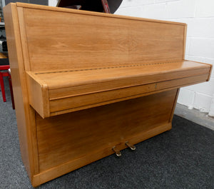 Ed Seiler Upright Piano In German Walnut Cabinet