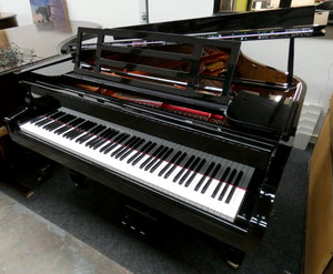 Feurich 178 Professional II Grand Piano in Black High Gloss Finish
