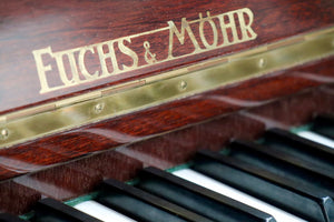Fuchs & Möhr Upright Piano in High Gloss Mahogany