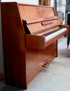 Gebr. Schulz Upright Piano in German Walnut Cabinet