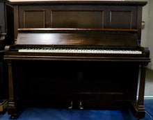 Load image into Gallery viewer,  - SOLD - George Rogers London Upright piano in Flame Mahogany