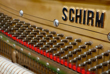 Load image into Gallery viewer,  - SOLD - H Schirm German made Upright piano in German oak finish