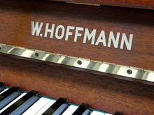 Load image into Gallery viewer, W. Hoffmann Model 117 Upright Piano in Mahogany Cabinet