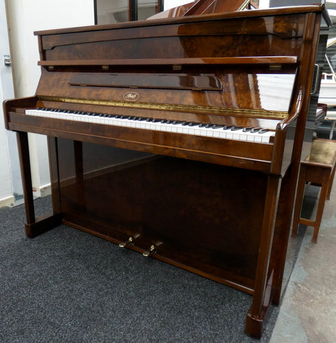 Ibach Model C Upright Piano in Burr Walnut Gloss