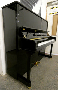 Irmler P132E Upright Piano in Black High Gloss Finish Made in Europe