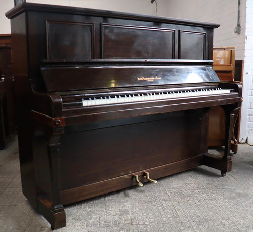  - SOLD - Broadwood Upright Piano in Mahogany Cabinet