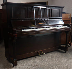  - SOLD - Broadwood Upright Piano in Mahogany Cabinet