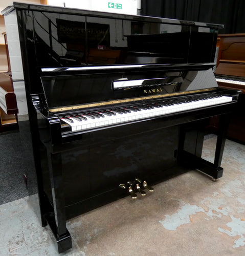 Kawai K20 Upright Piano in Black High Gloss