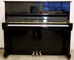 Kawai KS-1 Upright Japanese made piano in black high gloss
