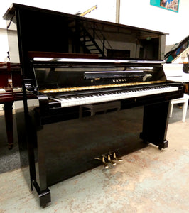 Kawai KU-2B Upright Piano in Black High Gloss Finish