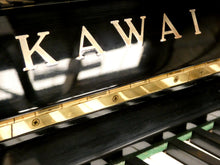 Load image into Gallery viewer, Kawai KU-2B Upright Piano in Black High Gloss Finish