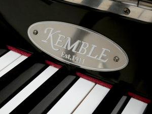 Kemble K109 Upright Piano in Black High Gloss Finish