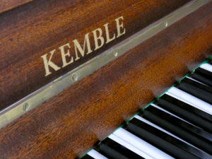 Kemble Nordia Upright Piano in Mahogany Cabinet