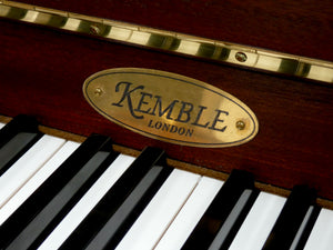 Kemble Oxford Upright Piano in Mahogany Cabinet Made in England