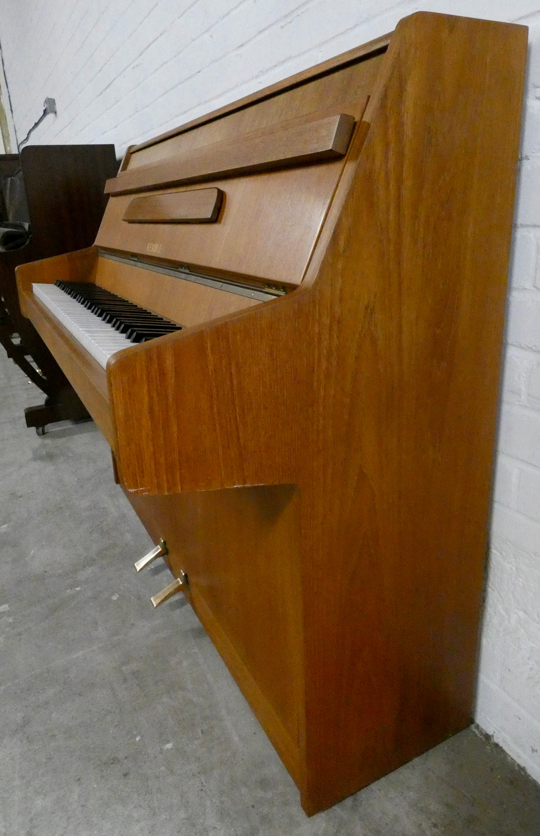 Kemble Rutland Upright Piano in Teak Cabinet