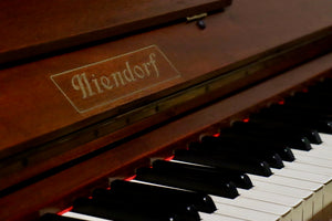 Niendorf Upright Piano in Mahogany Cabinet