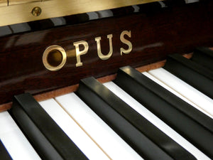 Opus U109 Upright Piano in Plum Mahogany Gloss Finish