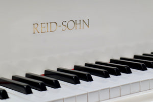 Reid-Sohn SG-172F Grand Piano in White Rococo Finish