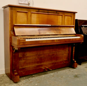  - SOLD - Bechstein 9 bleached Rosewood Upright Piano