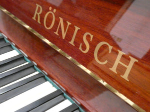 Rönisch 115 Upright Piano in Mahogany Gloss Cabinet
