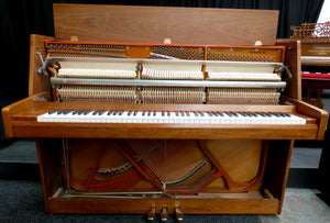 Samick CS108 Upright Piano in German Walnut Cabinet