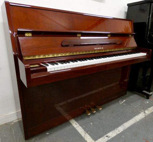 Samick JS 042 Studio Upright Piano in Rosewood Gloss