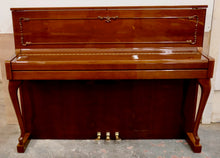 Load image into Gallery viewer,  - SOLD - Schimmel 116 Upright piano in mahogany with cabriolet legs