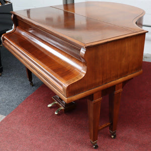  - SOLD - Schimmel Baby Grand Piano in Mahogany Cabinet