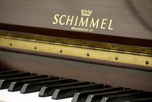 Load image into Gallery viewer,  - SOLD - Schimmel Centennial Model Upright Piano in Mahogany Gloss Finish