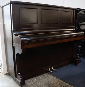  - SOLD - Steck Upright Piano in Mahogany Finish with Panels