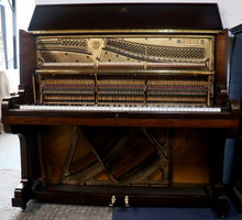Load image into Gallery viewer,  - SOLD - Steck Upright Piano in Mahogany Finish with Panels
