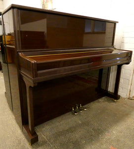 Steinbach UP118M4 Upright Piano In Plum Mahogany Gloss