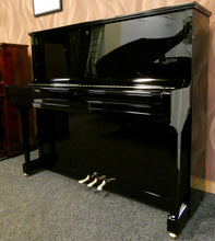 Load image into Gallery viewer, Steingraeber 130TPS Upright Piano in Black High Gloss