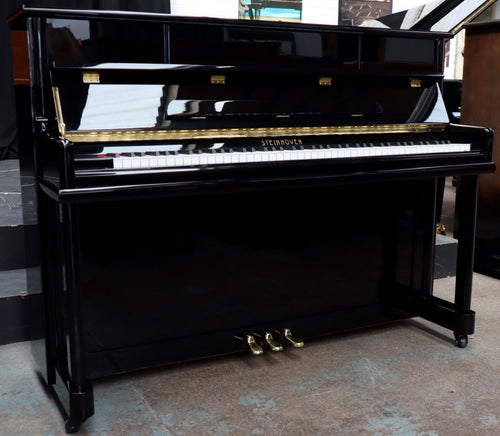  - SOLD - Steinhöven UP112 Upright Piano in Black High Gloss