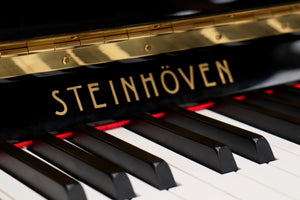  - SOLD - Steinhöven UP112 Upright Piano in Black High Gloss