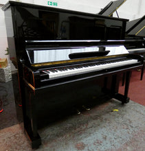 Load image into Gallery viewer, Steinway Model V Upright Piano in Black High Gloss