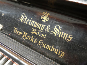 For Sale Unrestored - Steinway & Sons Upright Piano in Ebonised Finish