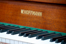 Load image into Gallery viewer, W. Hoffmann Model 112 Upright Piano in Mahogany Cabinet