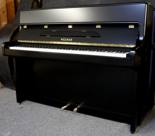  - SOLD - Welmar A2 Upright Piano in Black Satin Finish