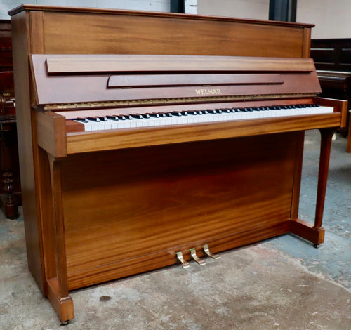  - SOLD - Welmar Model C Upright Piano in Mahogany Cabinet