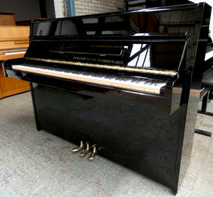 Yamaha C108 Upright Piano in Black High Gloss Finish