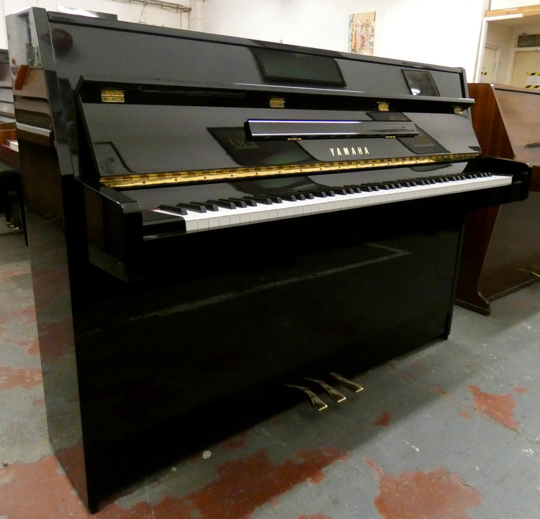 Yamaha C108 Upright Piano in Black High Gloss Cabinetry