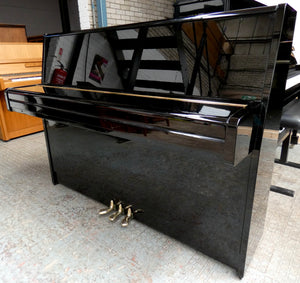 Yamaha C108 Upright Piano in Black High Gloss Finish