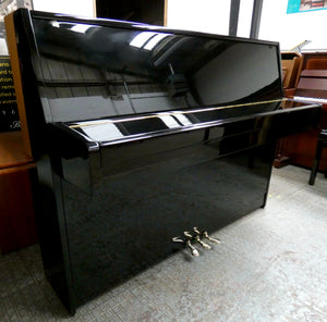 Yamaha C110A Upright Piano in Black High Gloss Finish