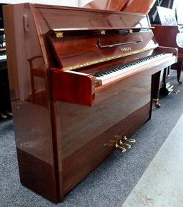 - SOLD - Yamaha M108N Upright Piano in High Gloss Mahogany