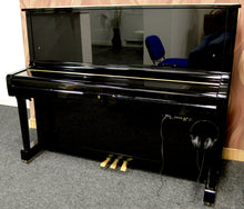 Load image into Gallery viewer,  - SOLD - Yamaha U1 fitted with adsilent system in black high gloss finish