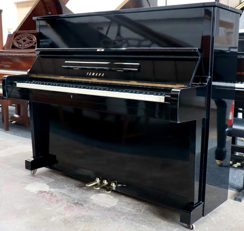  - SOLD - Yamaha U1 in Black High Gloss Cabinet