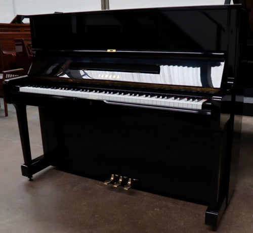 - SOLD -Yamaha U1 Upright Piano in Black High Gloss Finish