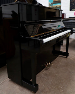  - SOLD -Yamaha U1 Upright Piano in Black High Gloss Finish
